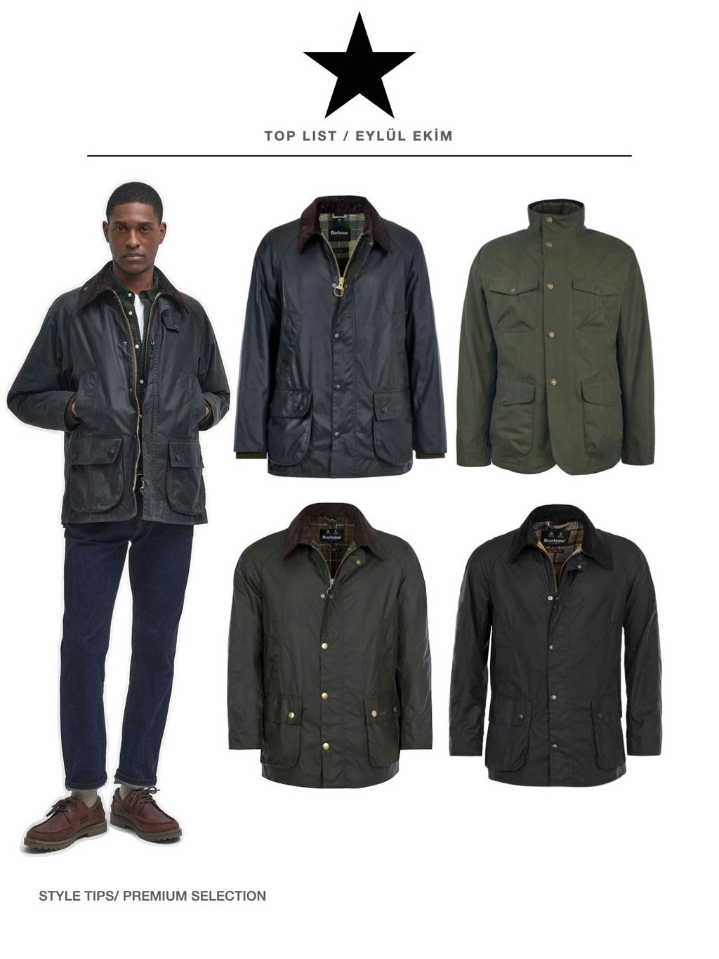 Heritage Casual Top List