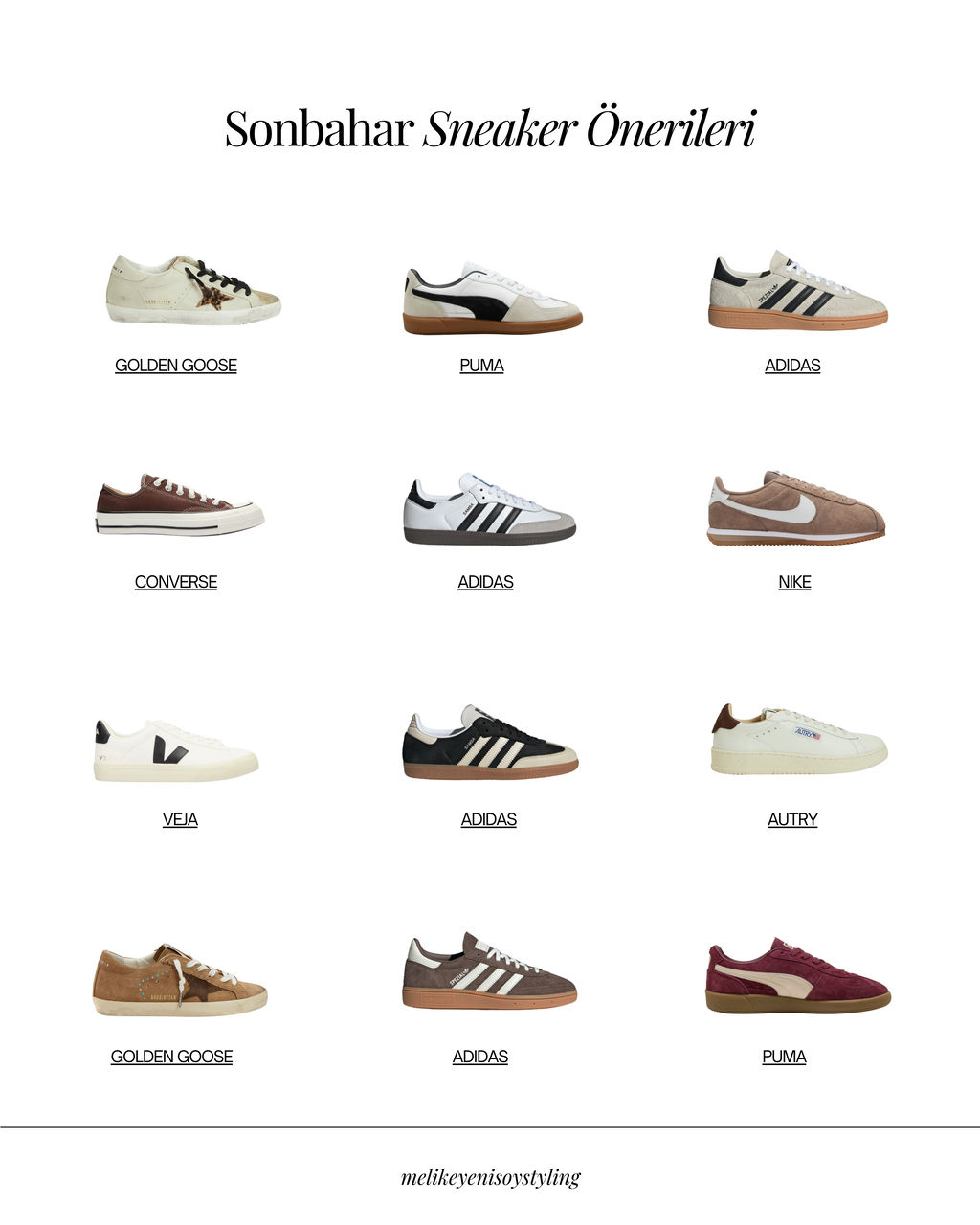 Sonbahar Sneaker Dosyası🍂