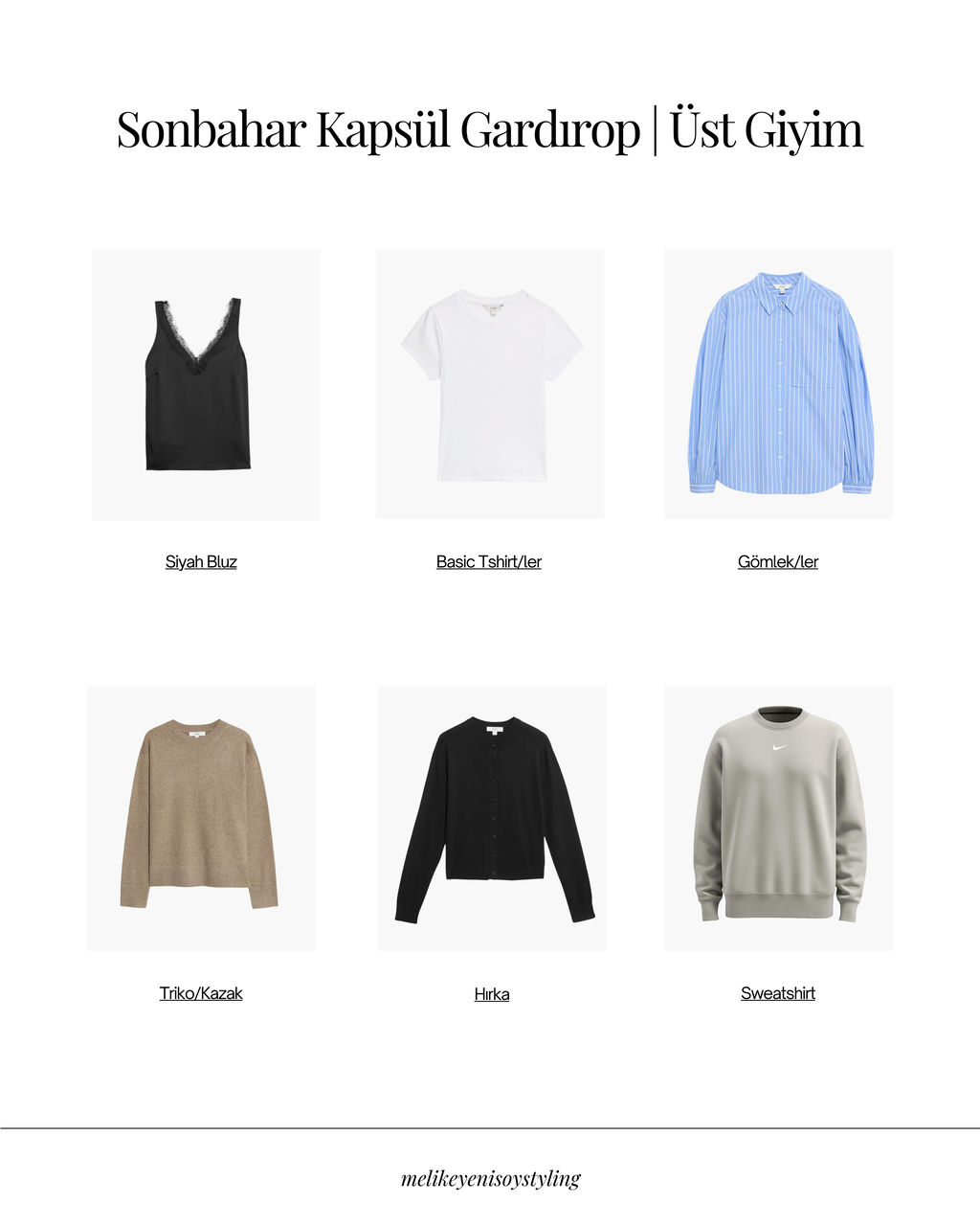 Bölüm 1: Üst Giyim