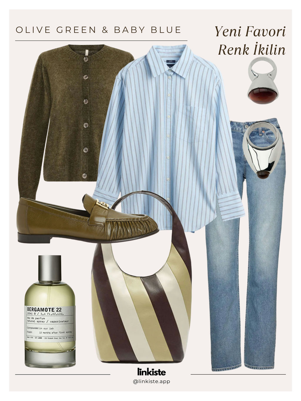 Yeni Favori Renk İkilin | Olive Green & Baby Blue