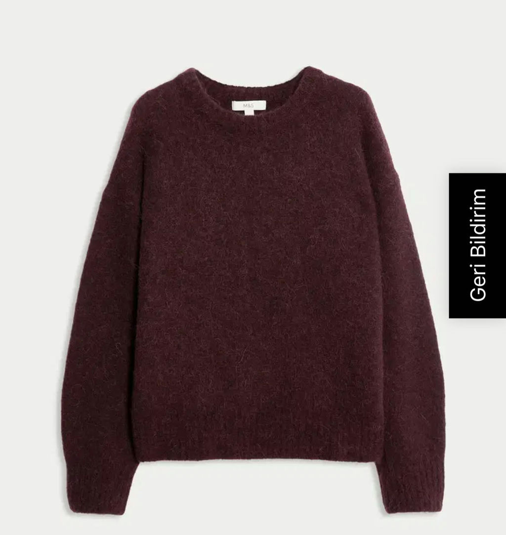 M&S alpaca karışımlı kazak